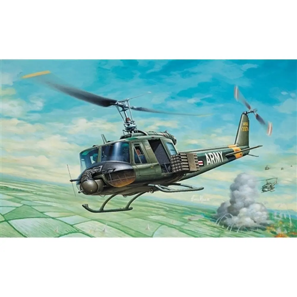 Hélicoptère UH-1B Huey - ITALERI I040 - 1/72