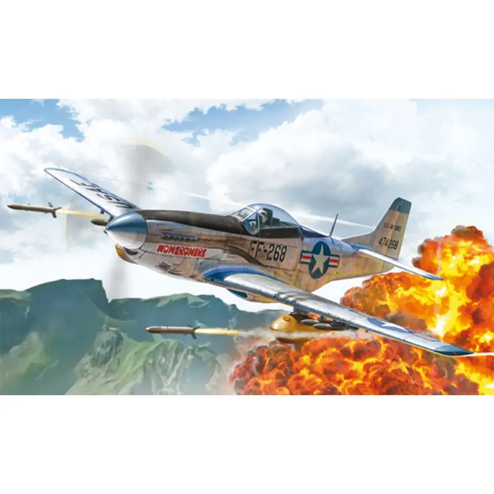 Avion F-51D Mustang Guerre de Corée - ITALERI I1452 - 1/72