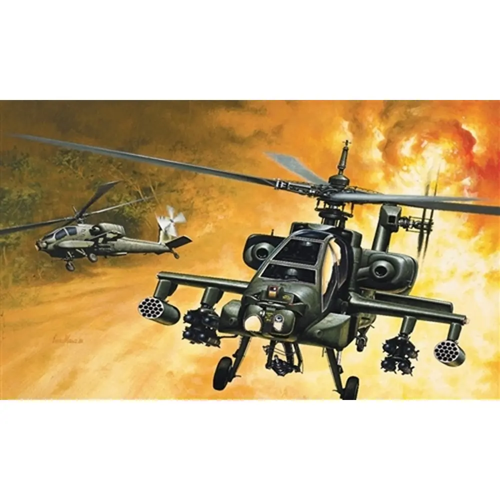 Hélicoptère AH-64 Apache - ITALERI I159 - 1/72