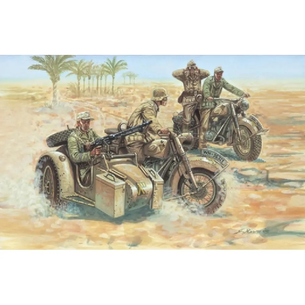 Motos allemandes 2nd GM - ITALERI 6121 - 1/72