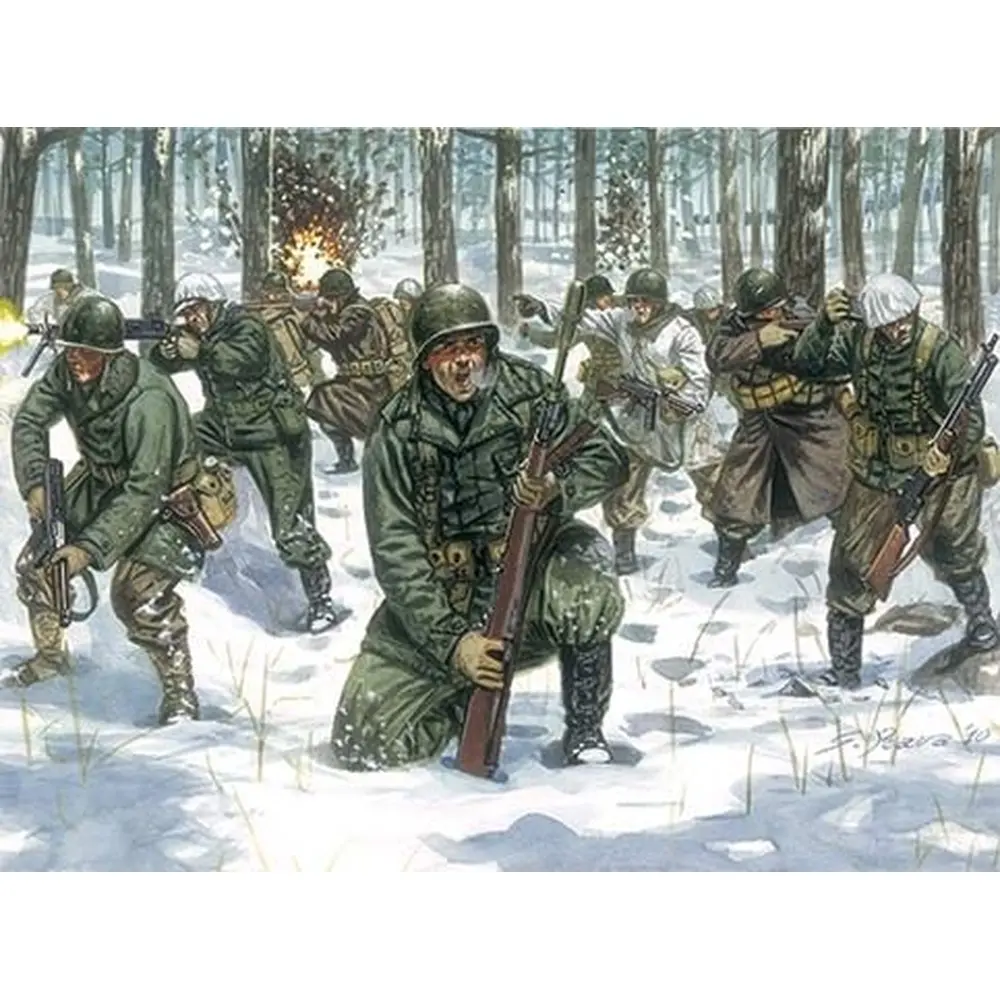 Infanterie U.S. en tenue hivernale WWII - Italeri 6133 - 1/72