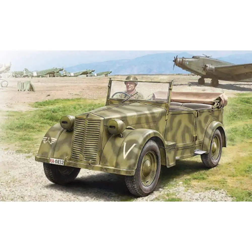 Militaire - Fia t 508 CM Coloniale - ITALERI 6550 - 1/35