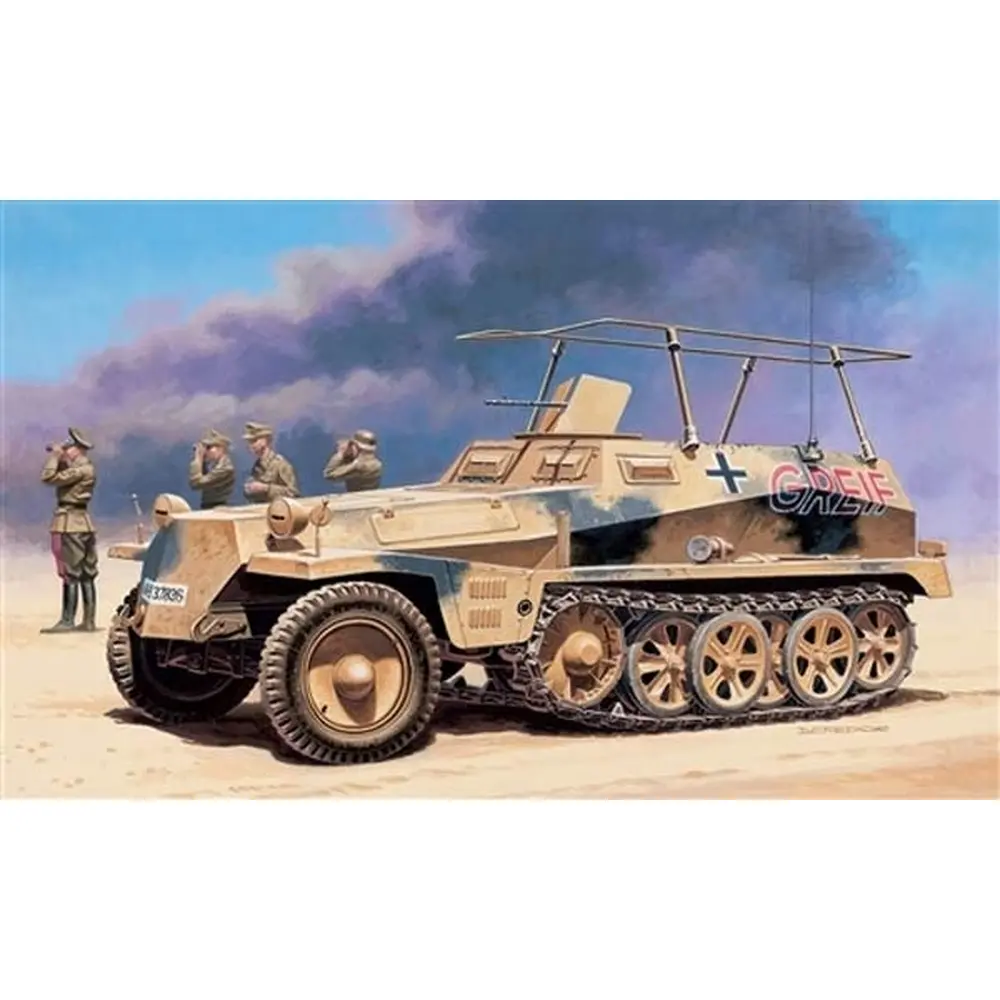 Semi-Chenillé - Sd.Kfz.250/3 - Italeri 7034 - 1/72