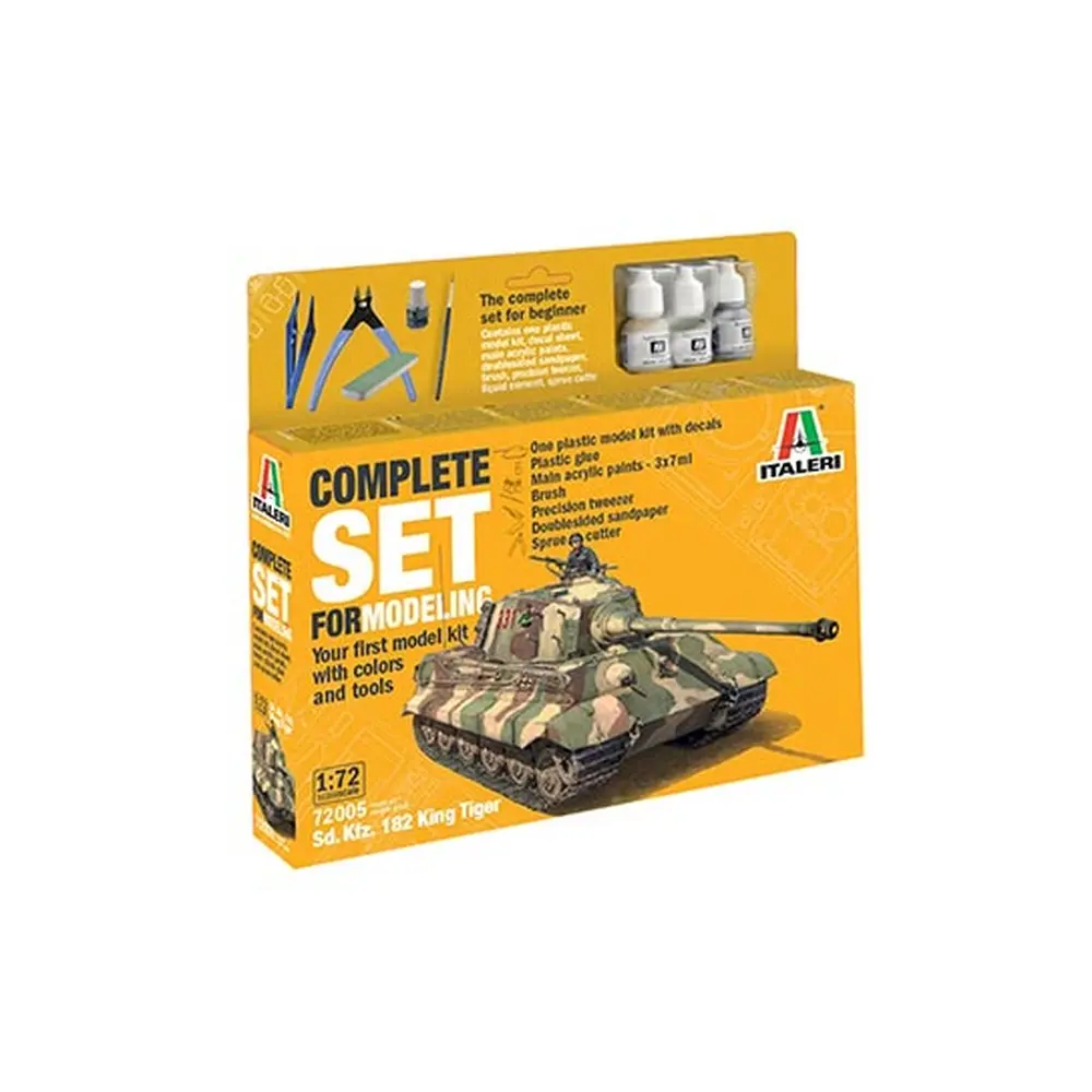 Set Sd.Kfz.182 King Tiger - Italeri 72005 - 1/72