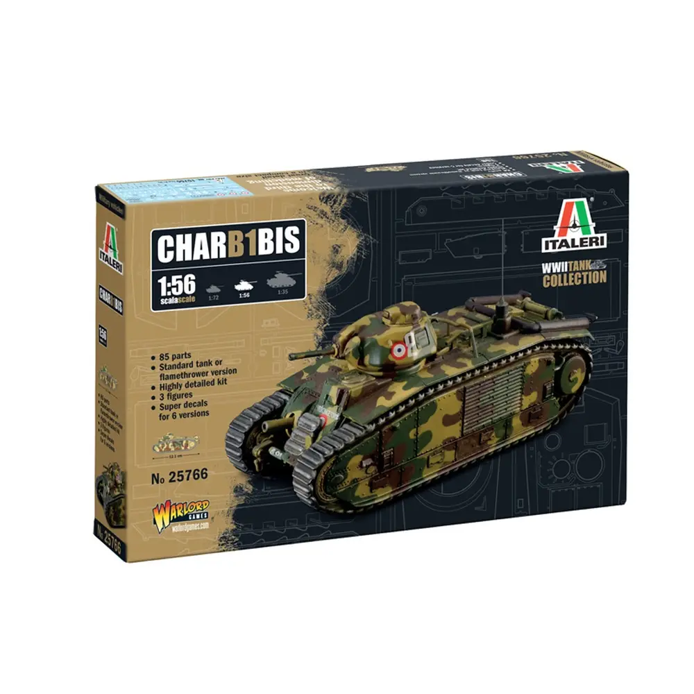 Char B1 Bis - Italeri 25766 - 1/56