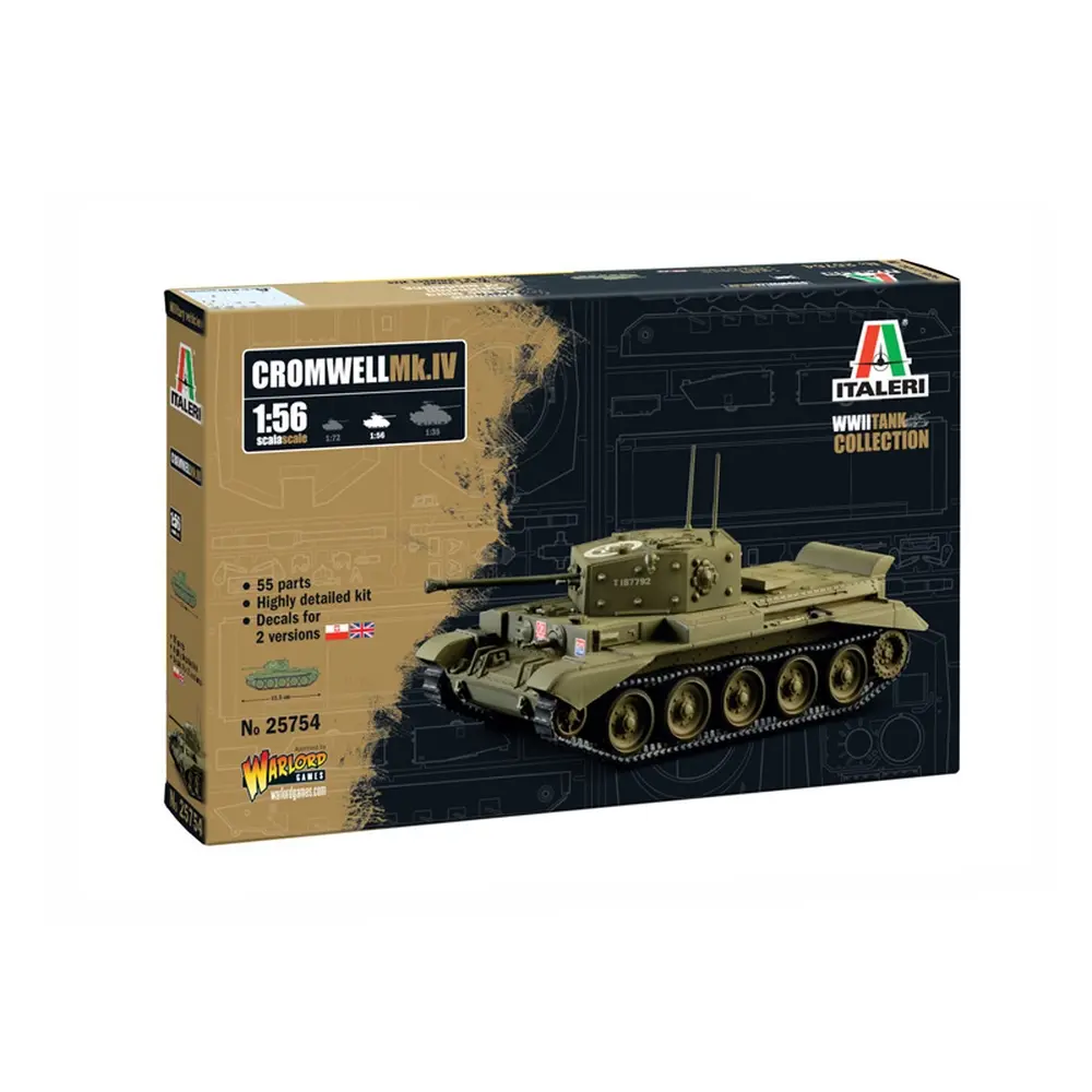 Tank Cromwell Mk. IV - Italeri 25754 - 1/56