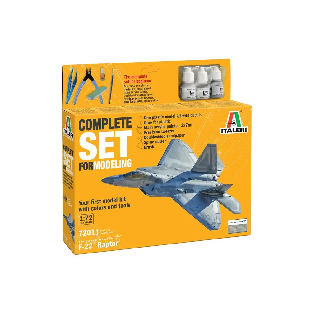 Model Set F-22 Raptor - Italeri 72011 - 1/72