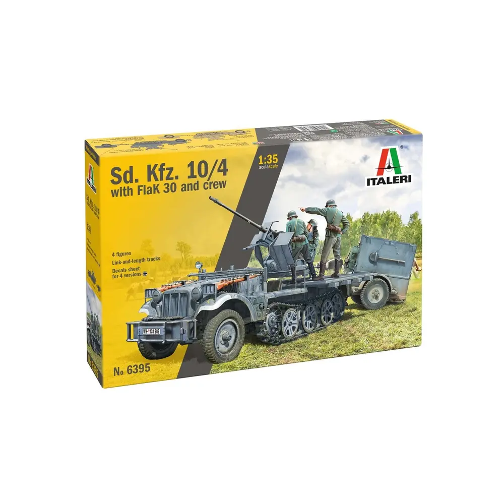 Sd.Kfz 10/4 Flak 30 et Servants - Italeri I6395 - 1/35