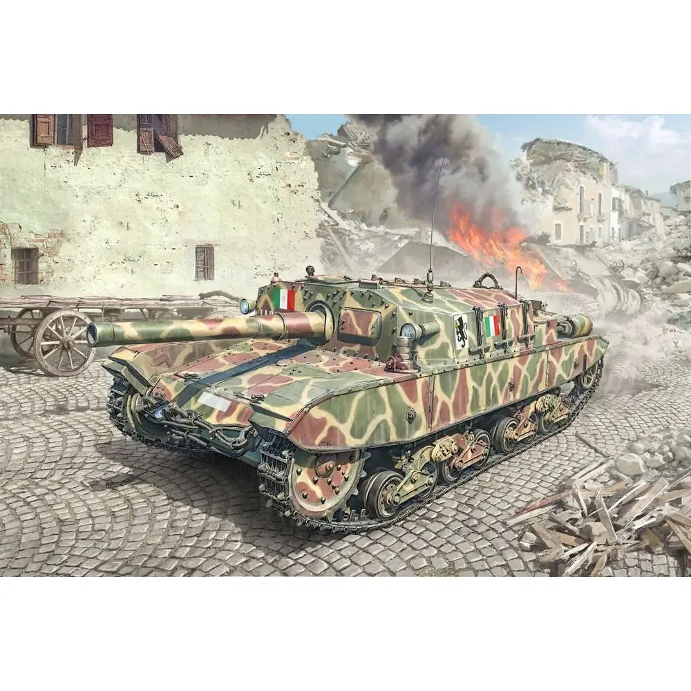 Char 1/35 Semovente M43 da 105/25  - ITALERI 6751 - 1/35