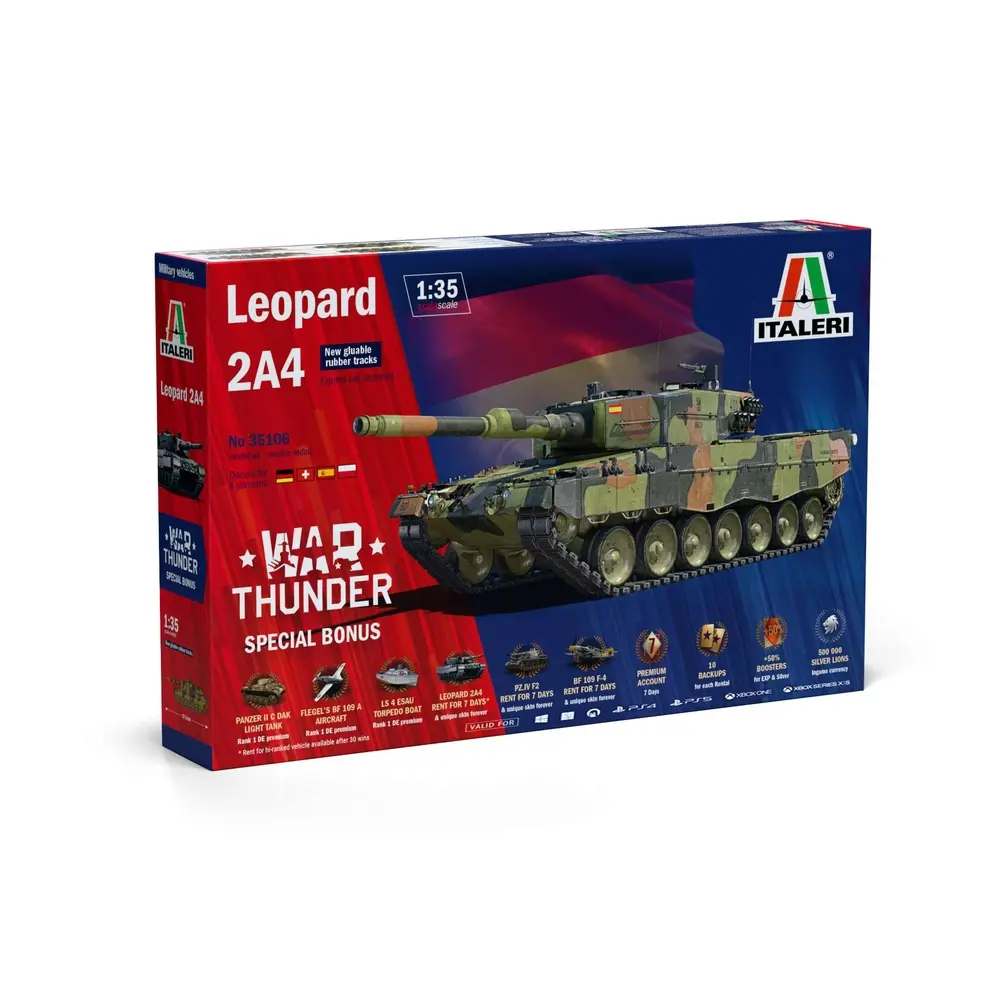Char 1/35 Leopard 2 A4 - ITALERI 35106 - 1/35
