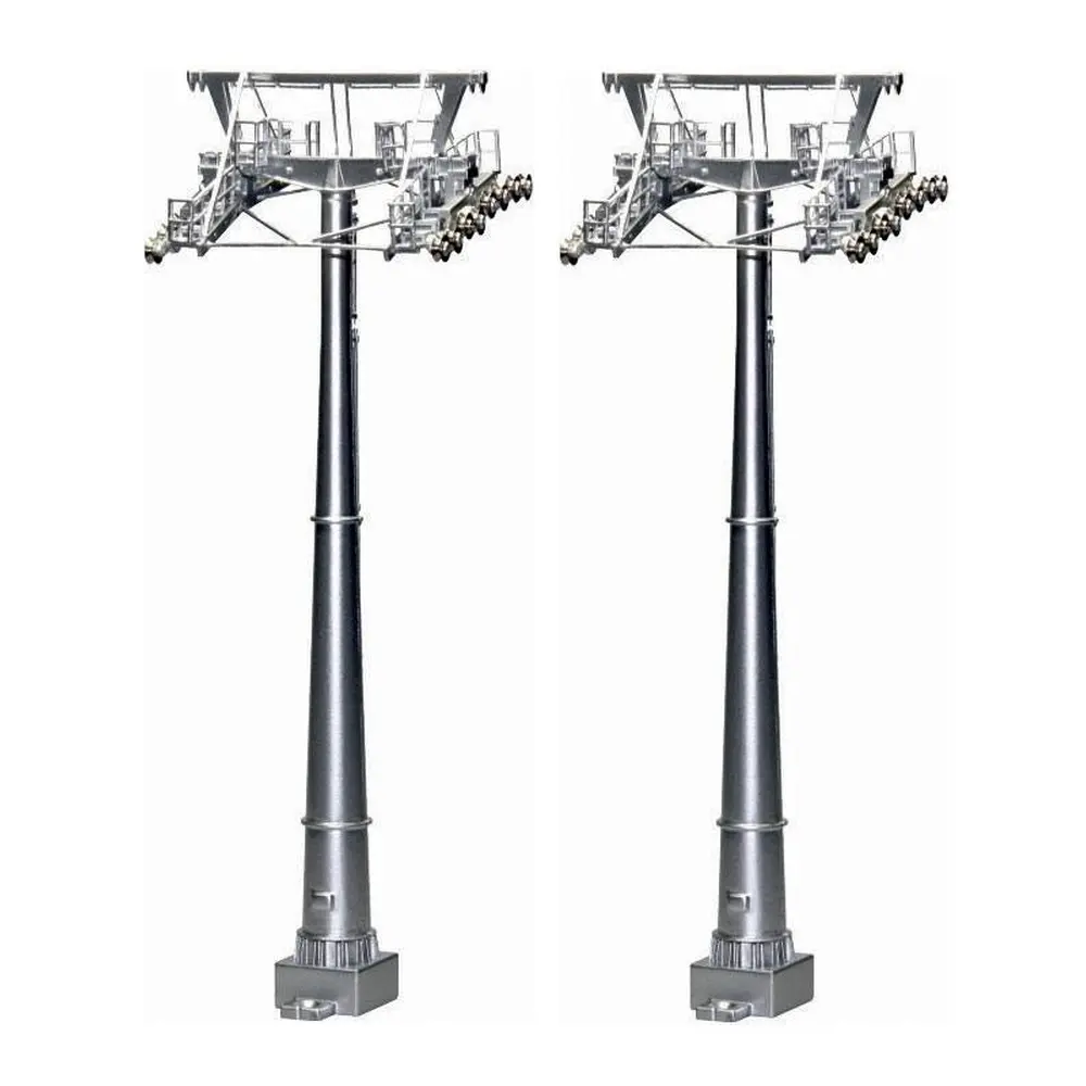 Deux pylones de support de téléphérique JAGERDORFER 50500 - HO 1/87