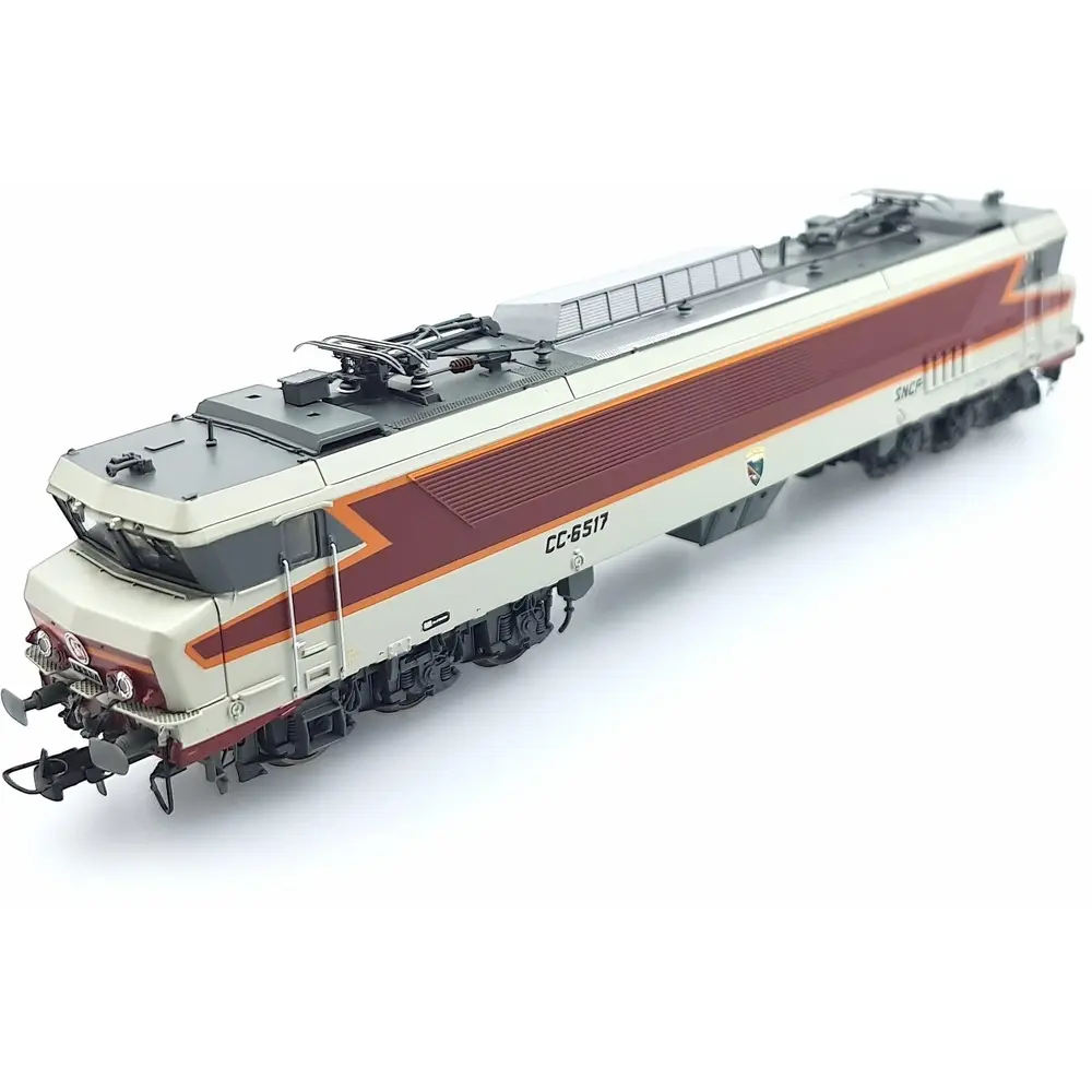 Locomotive électrique CC 6517 livrée rouge béton - Jouef 2372S - HO 1/87 - SNCF - Ep IV - Digital sound - 2R