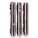 Set de 3 voitures voyageurs "TEE Le Capitole" - Jouef HJ4169 - HO 1/87 - SNCF - Ep IV - 2R