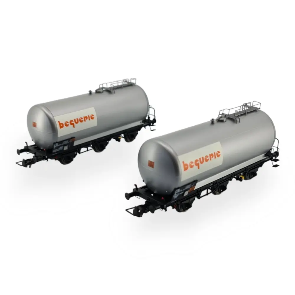 Set de 2 wagons-citernes à 3 essieux "Béguerie" - Jouef HJS6227 - HO 1/87 - SNCF - Ep IV - 2R