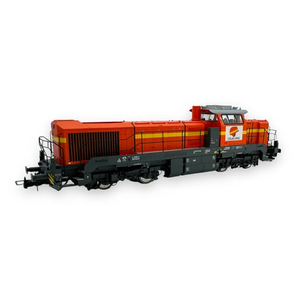 Locomotive Diesel VOSSLOH DE 18 - Jouef HJ2440 - COLAS RAIL - HO : 1/87  - EP VI - 2R - Analogique