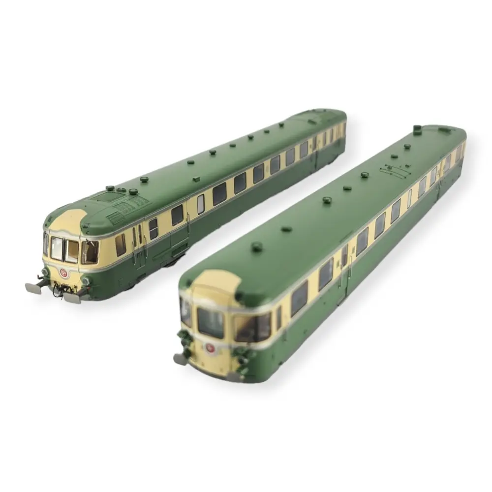 Autorail diesel RGP II avec remorque XR 7710 - Jouef HJ2418 - HO - SNCF
