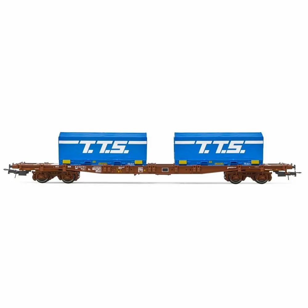 Wagon porte-conteneurs S70 "T.T.S" - Jouef 6259  - HO 1/87 - SNCF