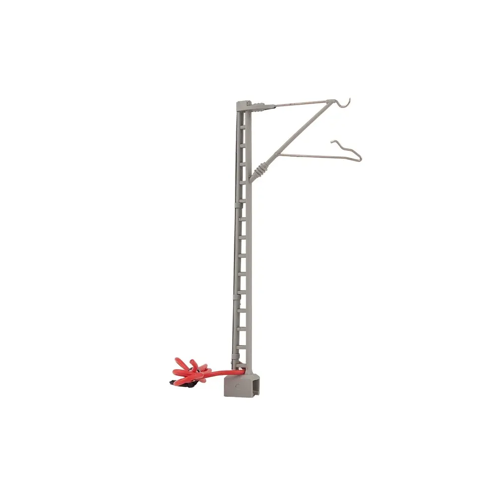 Mât caténaire en treillis avec câble de raccordement - Jouef HC8037A - HO 1/87