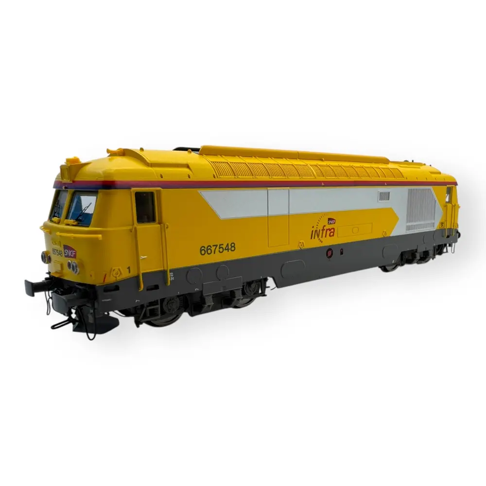 Locomotive diesel électrique BB 667548 "Infra" - Jouef HJ2465S - SNCF - HO 1/87 - EP VI - 2R - DCC SON
