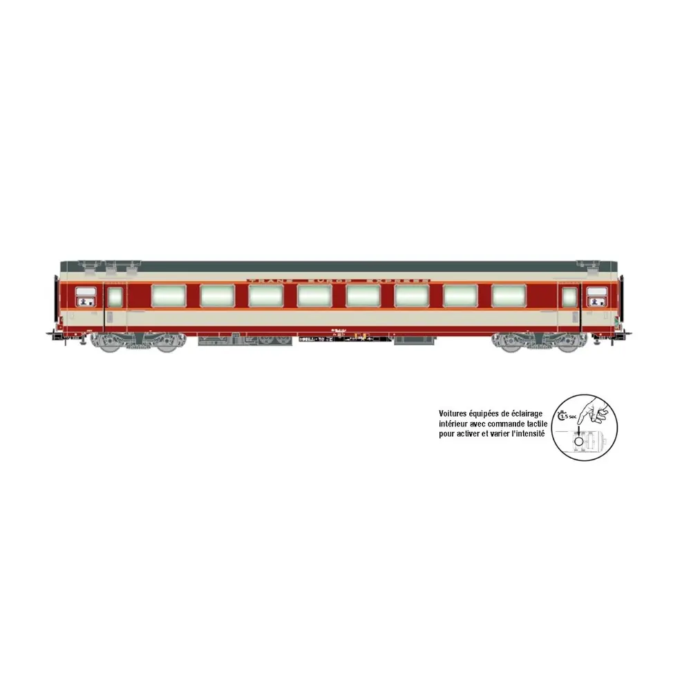 Voiture Grand Confort A8u TEE "Le Kléber" - Jouef HJ4193 - SNCF - EP IV - 2R