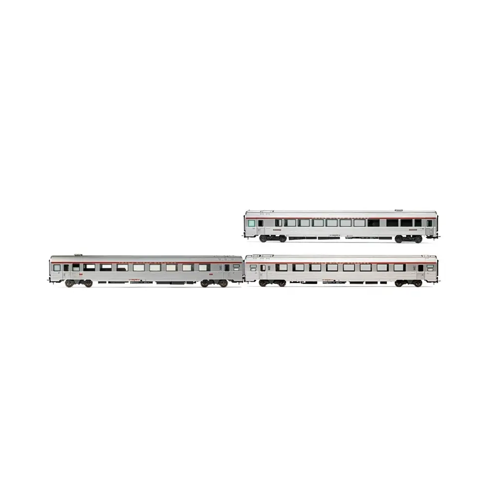 Coffret 2/2 de 3 voitures EC Etoile du Nord - Jouef HJ4197 - SNCF - EP V - 2R