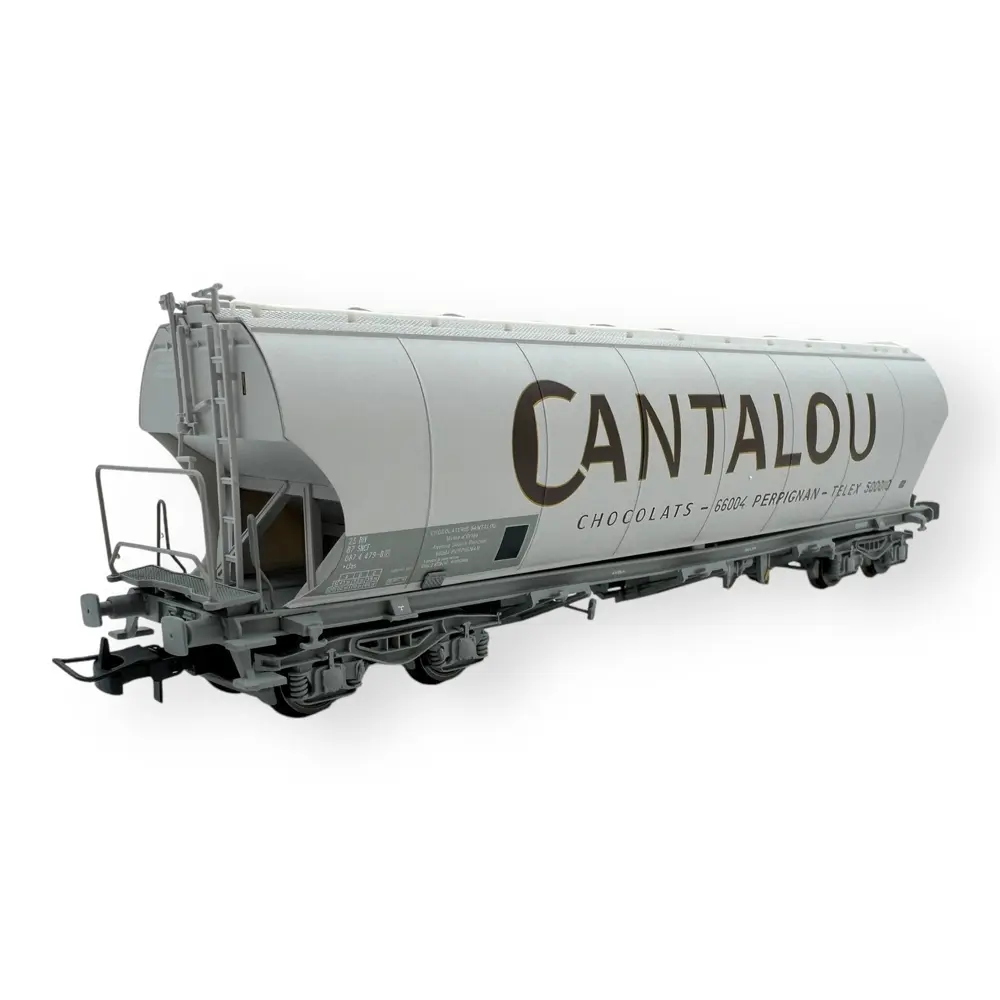 Wagon silo sucrier Chocolaterie Cantalou - Jouef HJS6304 - HO 1/87 - SNCF - Ep IV - 2R