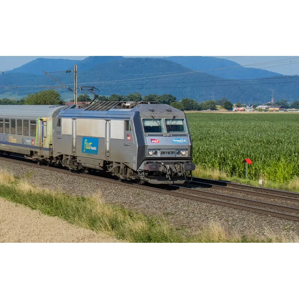 Locomotive électrique bicourant BB 26163R "Fluo Grand Est" - Jouef HJ2470 - HO 1/87 - SNCF - EP VI - Analogique