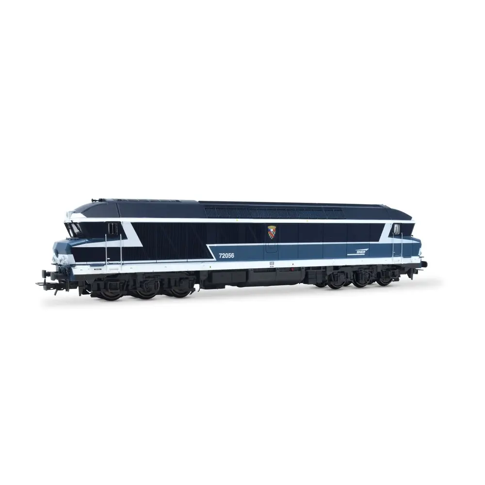 Locomotive diesel CC 72056 "La Bourboule" - JOUEF HJ2621 - SNCF - HO 1/87 - EP. V - Analogique - 2R