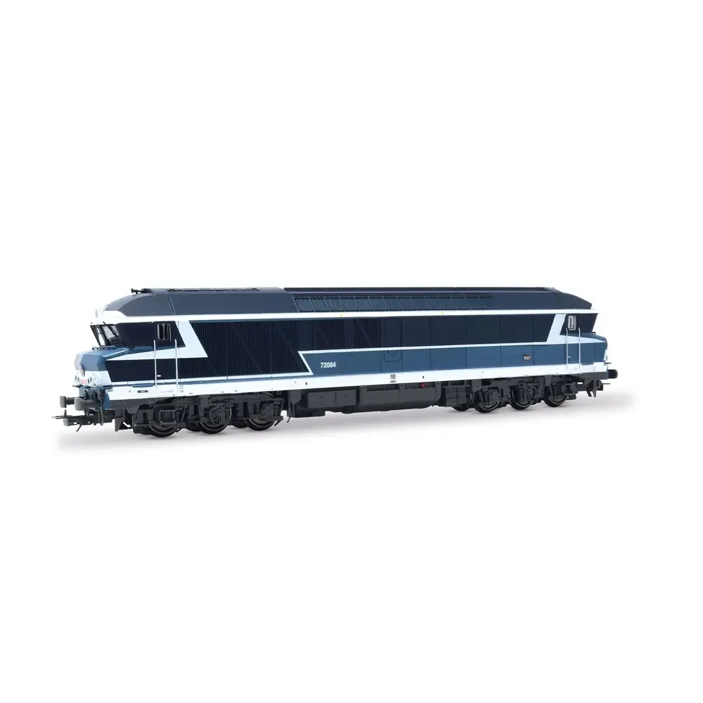 Locomotive diesel CC 72084 avec logo carmillon - JOUEF HJ2622 - SNCF - HO 1/87 - EP. V - Analogique - 2R