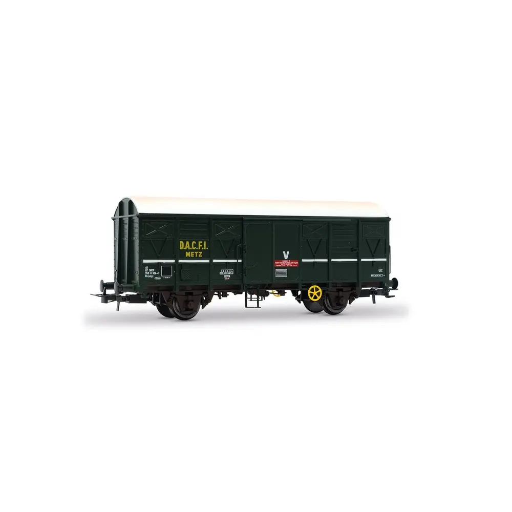 Wagon couvert à 2 essieux G4 « D.A.C.F.I. » Metz - Jouef HJ6290 - HO 1/87 - SNCF - EP V