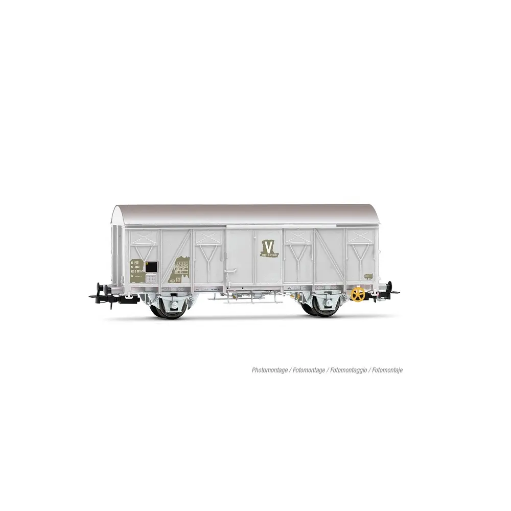 Wagon couvert type Us (ex G4) "V" - JOUEF HJ6311 - SNCF - HO 1/87 - EP. IV - 2R