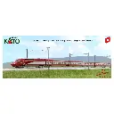 TGV Réseau Thalys 10 éléments - Kato 10657 - N 1/160 - SNCF - Ep VI - Analogique - 2R