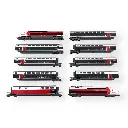 TGV Duplex Lyria 10 éléments - Kato 101762 - N 1/160 - SNCF - Ep VI - Analogique - 2R