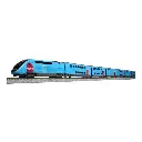Coffret 10 éléments TGV Duplex Ouigo - Kato K101763 - N 1/160 - SNCF - Ep VI - Analogique - 2R