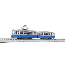 Tramway Düwag Bleu - Kato K14806-1 - N 1/160 - DB - Ep VI - Analogique - 2R