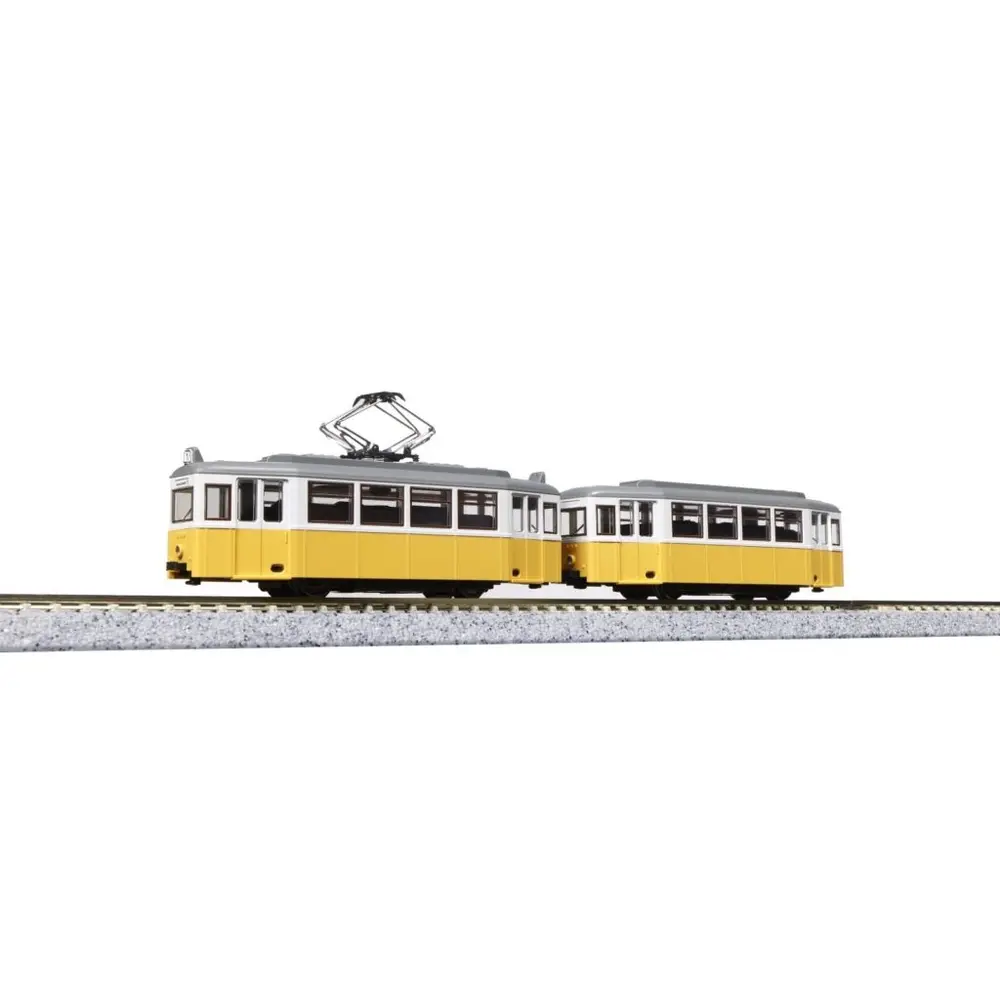 Tramway Düwag Jaune - Kato K14806-4 - N 1/160 - DB - Ep VI - Analogique - 2R