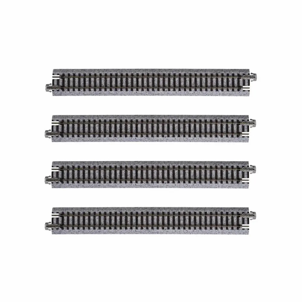 4 rails droits Unitrack 186 mm code 80 - Kato K20-010 - N 1/160 - 2R