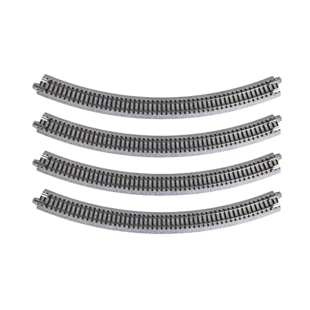 4 Rails incurvés unitrack ( R348-45 ) 45° - Kato K20-132 - N 1/160 - 2R