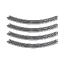 4 Rails incurvés unitrack ( R348-45 ) 45° - Kato K20-132 - N 1/160 - 2R