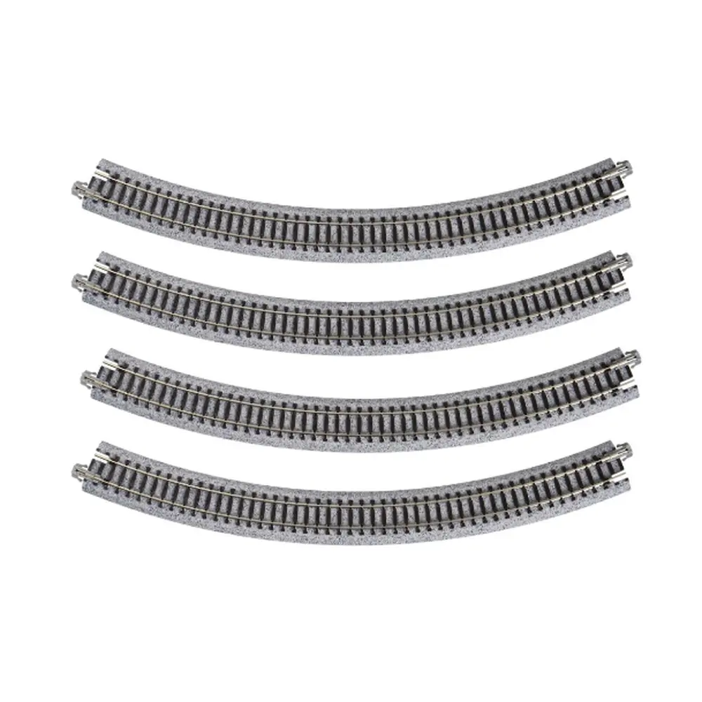 4 Rails incurvés unitrack ( R315-45 ) 45° - Kato K20-120 - N 1/160 - 2R