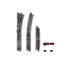 Aiguillage électrique droit 15° unitrack - Kato K20-221 - N 1/160 - 2R