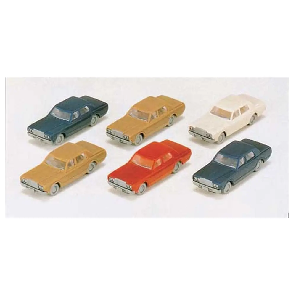 6 Voitures Toyota Crown - Kato K23-500 - N 1/160