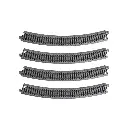 4 rails courbes R381mm 30° - Kato K20-140 - N 1/160 - 2R