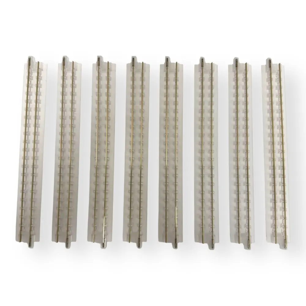 8 rails droits d'exposition - Kato 20-016A - N 1/160