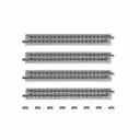 8 rails droits d'exposition Unitrack 186 mm - Kato 20-016A - N 1/160