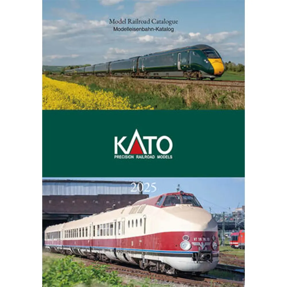 Catalogue KATO Nouveautés 2025 - Anglais Allemand - N - KATO K25-989 - 48 pages