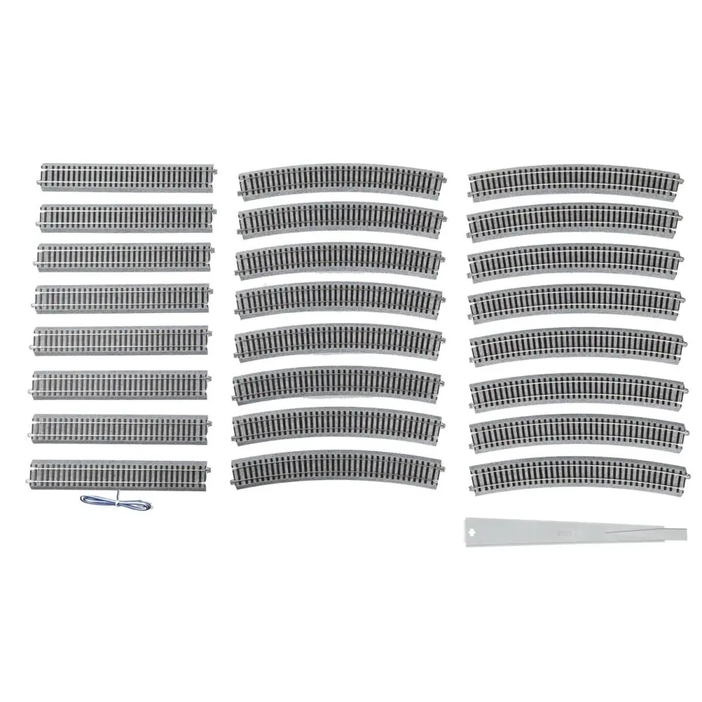 Ensemble de rails doubles Unitrack (HV1) R730 - Kato 3-111 - HO 1/87