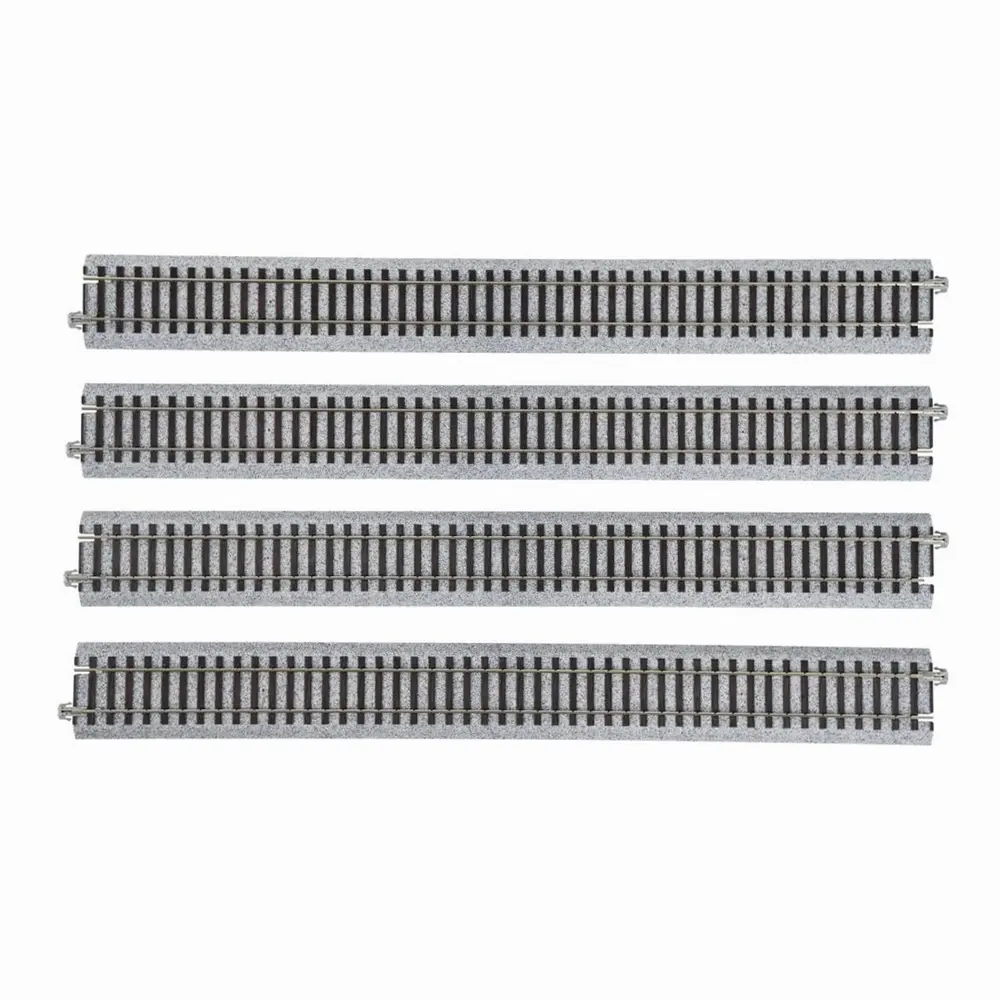 4 rails droits 369 mm code 83 - Kato 2-180 - HO 1/87 - 2R