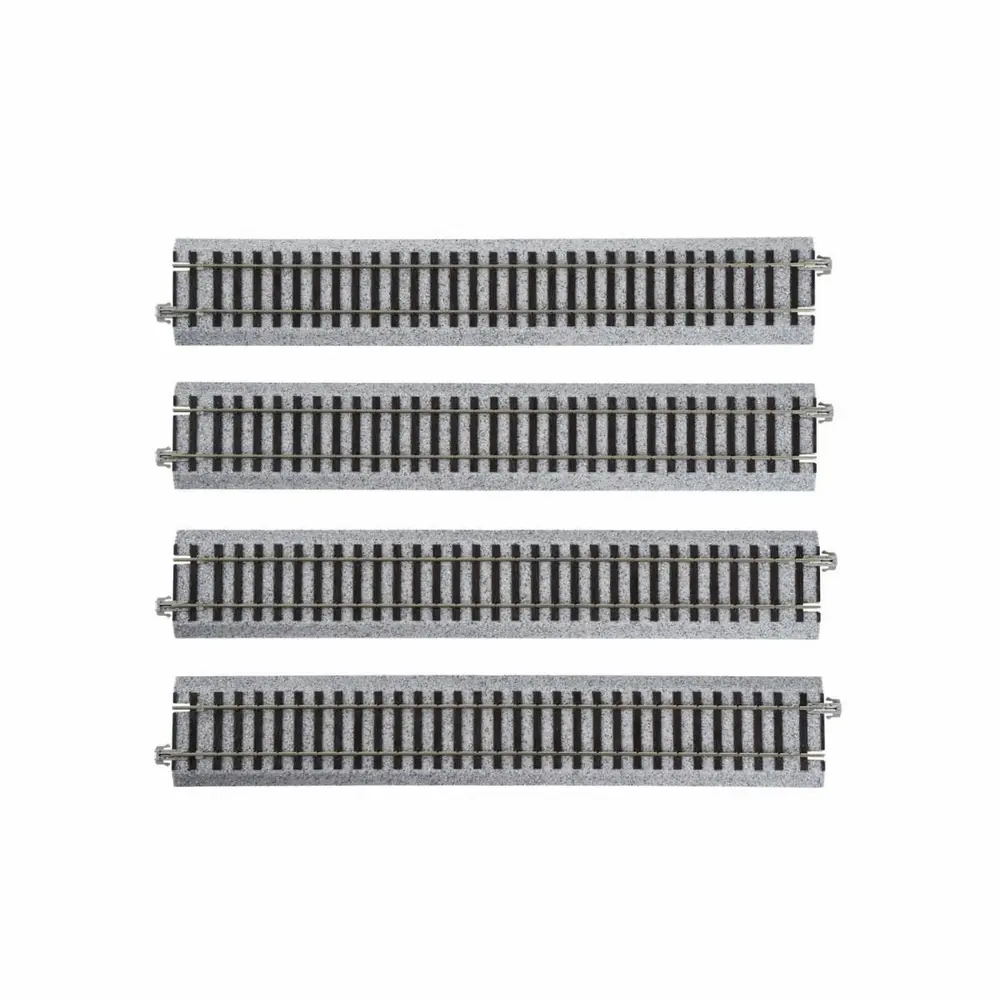 4 rails droits 246 mm code 83 - Kato 2-150 - HO 1/87 - 2R