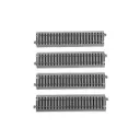 4 rails droits Unitrack 174 mm code 83 - Kato 2-130 - HO 1/87 - 2R